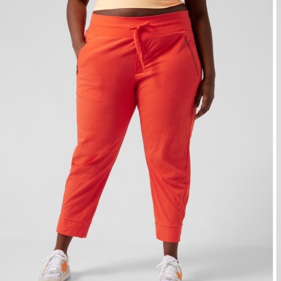 Athleta Pants - Athleta NWT Trekkie North Jogger Pant Orange Size 20